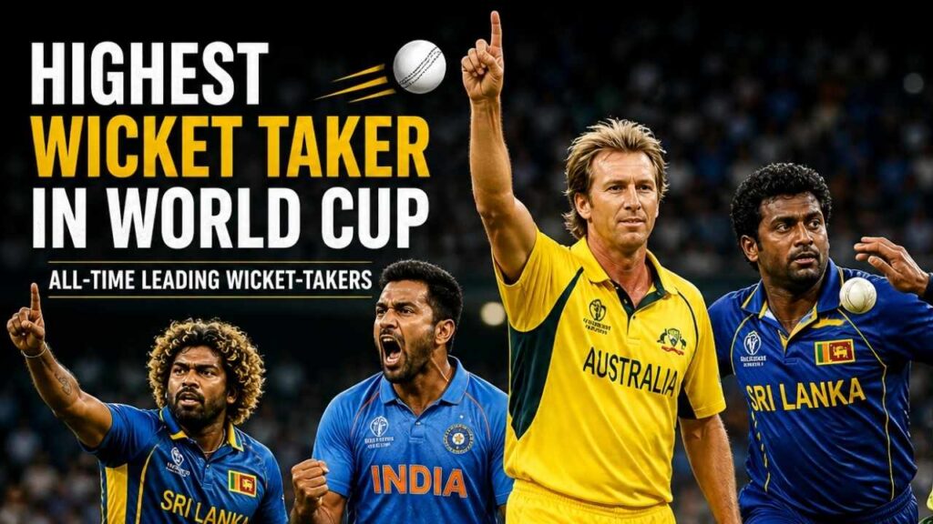 highest wicket taker in world cup