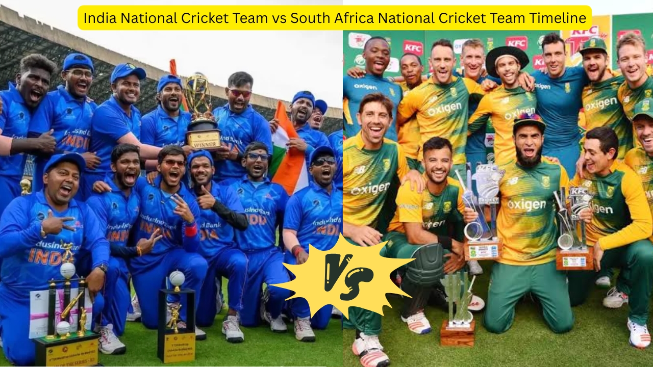India National Cricket Team vs South Africa National Cricket Team Timeline