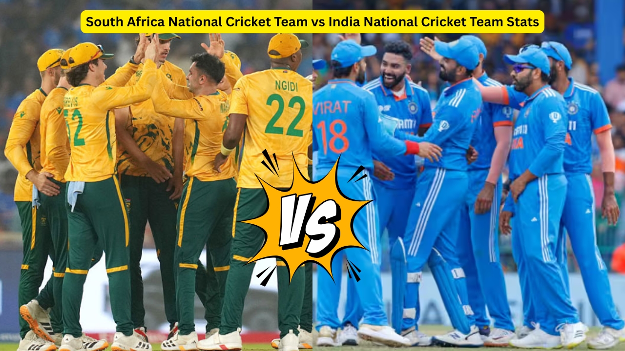 South Africa National Cricket Team vs India National Cricket Team Stats