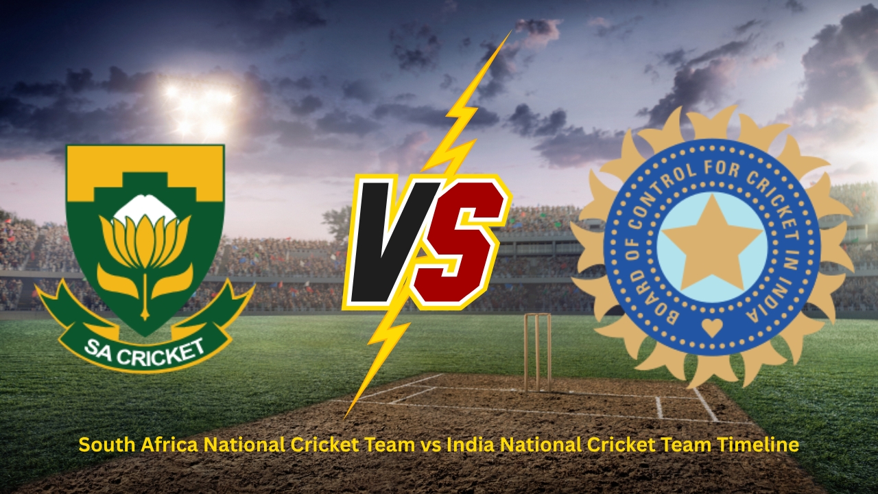 South Africa National Cricket Team vs India National Cricket Team Timeline
